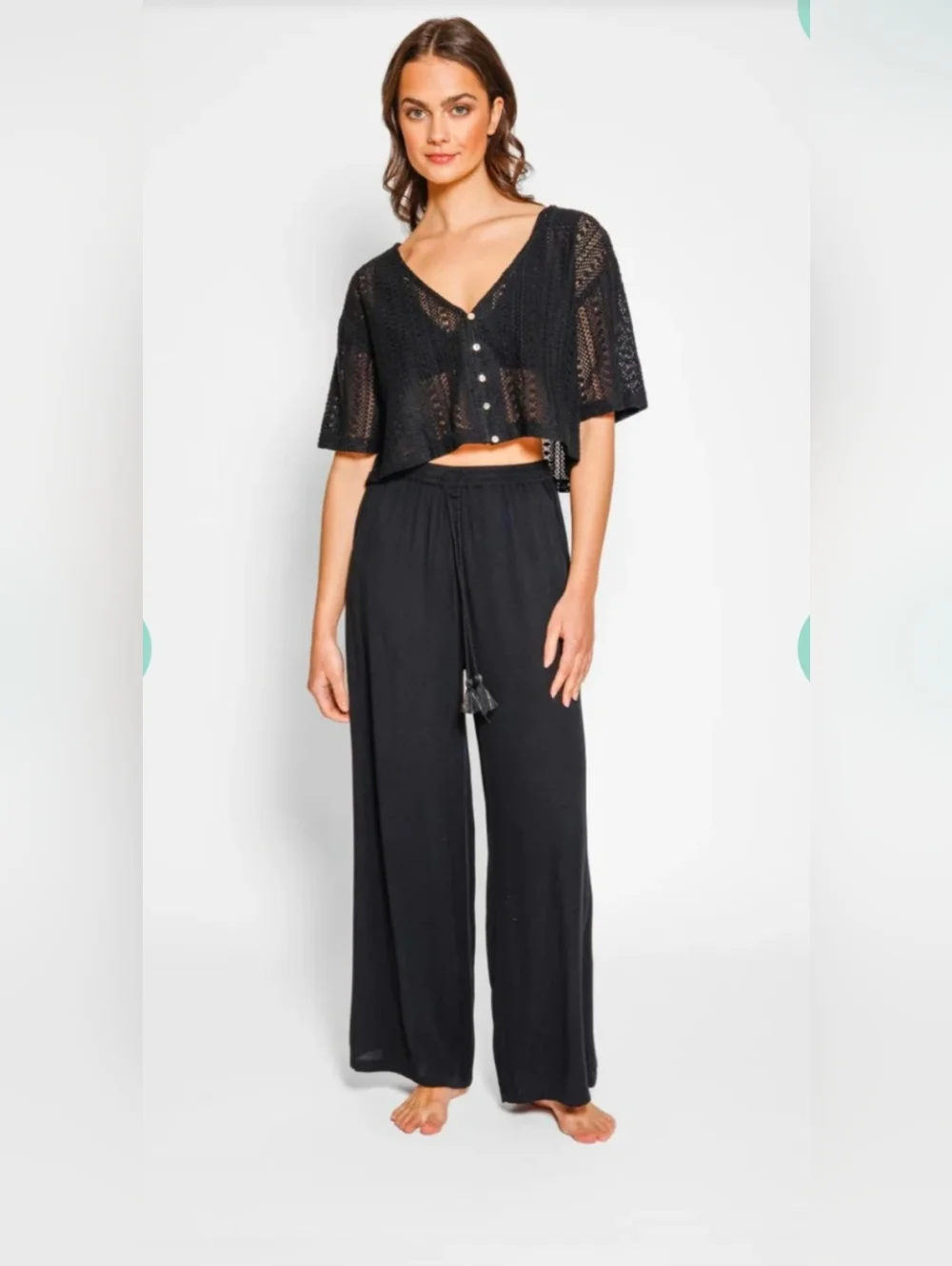 Koy Resort Miami Wide Leg Pants - Picture 2 of 8